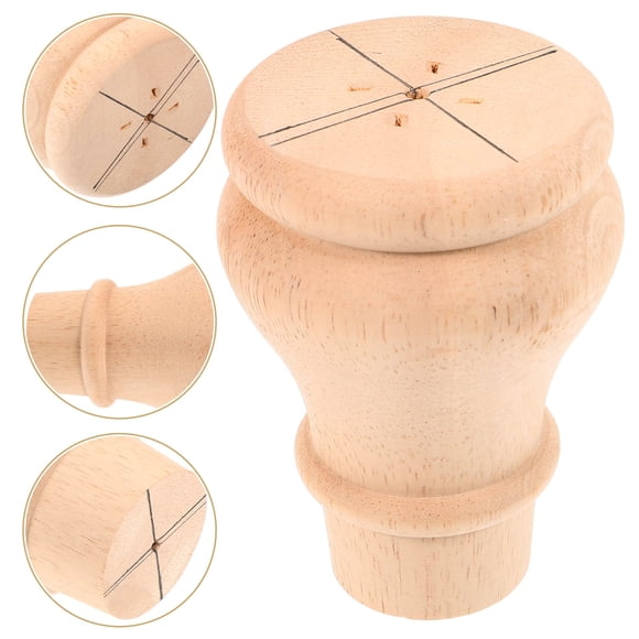 RENACLIPY 1Set Khaki Wooden Leg for Furniture European Style Home Decor