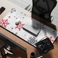 thumbnail image 2 of Long Mouse Pads for Desk,Multicolor Christmas Snowflake Pattern Desk Mats on Top Of Desks, Desk Mouse Pad Extra Large with 3mm Non-Slip Base and Stitched Edge for Gaming,Office,Work,Home 35.4x15.7in, 2 of 5