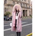 thumbnail image 1 of Winter Jacket Down Jacket Mid-Length Coat Quilted, Ladies Winter Coat Sewn Coat Winter Jacket Long Sewing Warm, L, 1 of 5