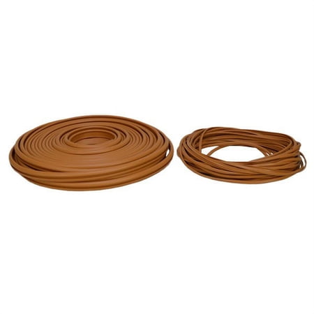 Taco Metals Boat Rub Rail V11-9767BMF100 | 1 x 100 Brown Flex (Kit)