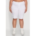 thumbnail image 4 of Womens Plus Size Trendy High Waisted Bermuda Shorts with Cargo Pockets, 4 of 5