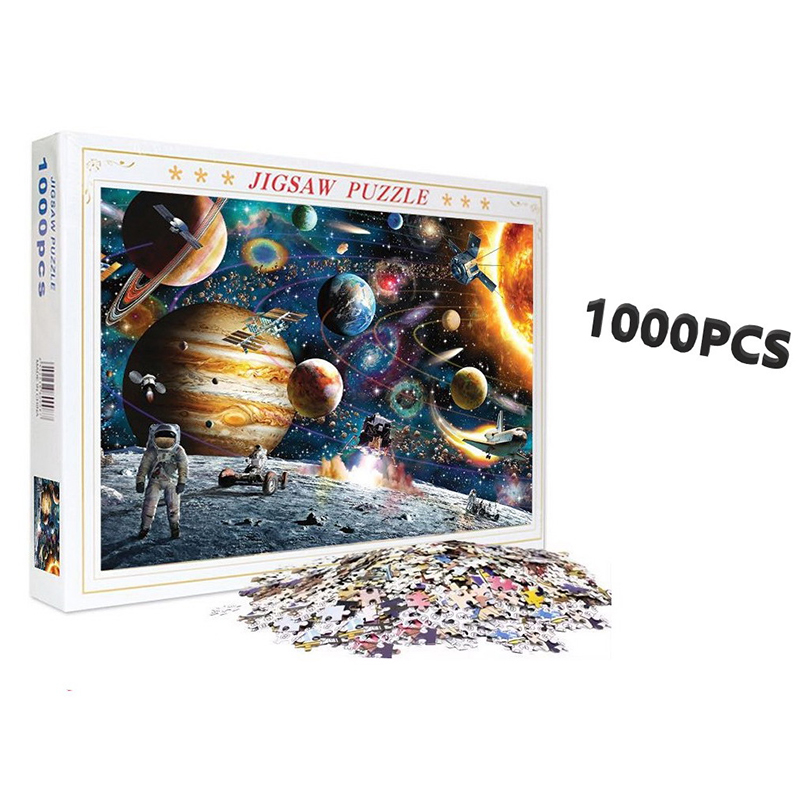 1000 Pieces Jigsaw Puzzles Educational Toy Space Stars Educational Puzzle Toy