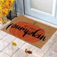 thumbnail image 1 of ¡Liquidación TAKTUK! Decoración de otoño, artículos esenciales para el hogar, alfombra, decoración de calabaza, divertido felpudo de bienvenida otoñal, alfombra decorativa de otoño de 60 x 40 cm,, 1 of 2