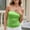 Army Green, variant on Tube Tops for Women Basic Ruched Crop Top Sleeveless Backless Bandeau Tanks Going Out Sexy Shirts