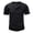 Black, variant on Half Button Shirts for Men Short Sleeve Cotton Henley Shirt Solid Color Muscle Gym Workout Athletic Tee Shirts Fashion Clothes Army Green XL