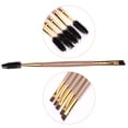 thumbnail image 5 of Double Head Eyebrow Brush Comb Eyeshadow Powder Eyeliner Cosmetic Pen Multifuntional Beauty Makeup Brush Tool 3Pcs A, 5 of 6