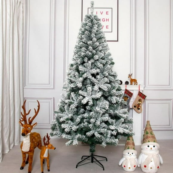 Arbolito DE Navidad Nevado Artificial Gonzaga Pino DE Lujo 1.80 Cm 511 Ramas