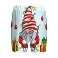 thumbnail image 2 of Haiem Funny Christmas Gnome Men's Pajama Short with Soft Woven Cotton Elastic Waistband Sleep Short-Medium, 2 of 9