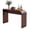 Waterfall-Walnut, variant on WIRRYTOR Mid-Century Modern Round Bar Table, 39.37" High Top Pub Dining Table with Pedestal Base and Metal Footrest for Home Kitchen Bistro, Walnut