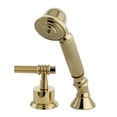 thumbnail image 1 of Kingston Brass KSK2362MLTR Transfer Valve Set For Roman Tub Filler, Polished Brass, 1 of 1