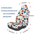 thumbnail image 3 of Yiaed Color Balls Print Car Seat Covers,Universal Auto Seats Protector Fits for Car,SUV Sedan,Truck,Automotive Seat Covers & Accessories, 3 of 5