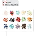 thumbnail image 5 of Mr. Pen- Irregular Gemstone Beads, 240 Pcs, 15 Styles Stone Beads, Stones for Jewelry Making, 5 of 9