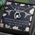 thumbnail image 2 of God Bless You Abundantly! Healthcare Medical Worker Nurse Appreciation Forever Necklace w Message Card, 2 of 20