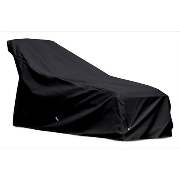 Weathermax Chaise Cover, Black - 73 L x 34 W x 32 H in.