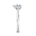 thumbnail image 3 of Divine Jewel 1.4 Ct Pear Cut Lab Created Diamond Ring - 14K White Gold Plated Engagement Ring - Women's Wedding Jewelry - Classic Solitaire Diamond Rings On Clearance - Wedding Gifts Clearance, 3 of 4
