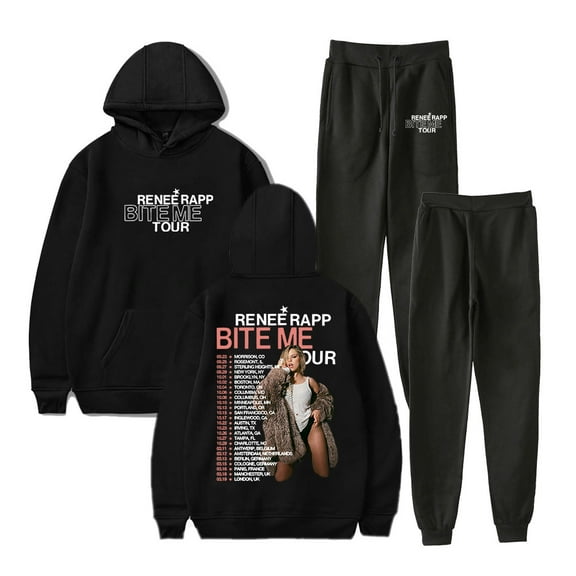 Reneé Rapp Bite Me Tour 2025 Hoodie Jogger Pants Two Piece Sets Sweatshirts Sweatpants Men Women's Set