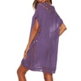thumbnail image 2 of Bathing Suit Cover Ups for Women Hollow out Crochet Cover up Beach Coverup Swimsuits Alsol Lamesa, 2 of 5