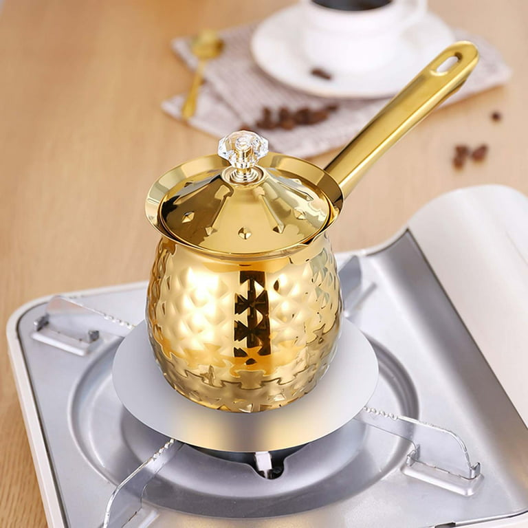 1pc 600ML/20oz Turkish Coffee Pot – Milk Warmer Pot Mini Saucepan