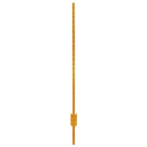 CMC Steel ORNGPOST6.0FT Orange T-Post 6.0 ft. Clips American