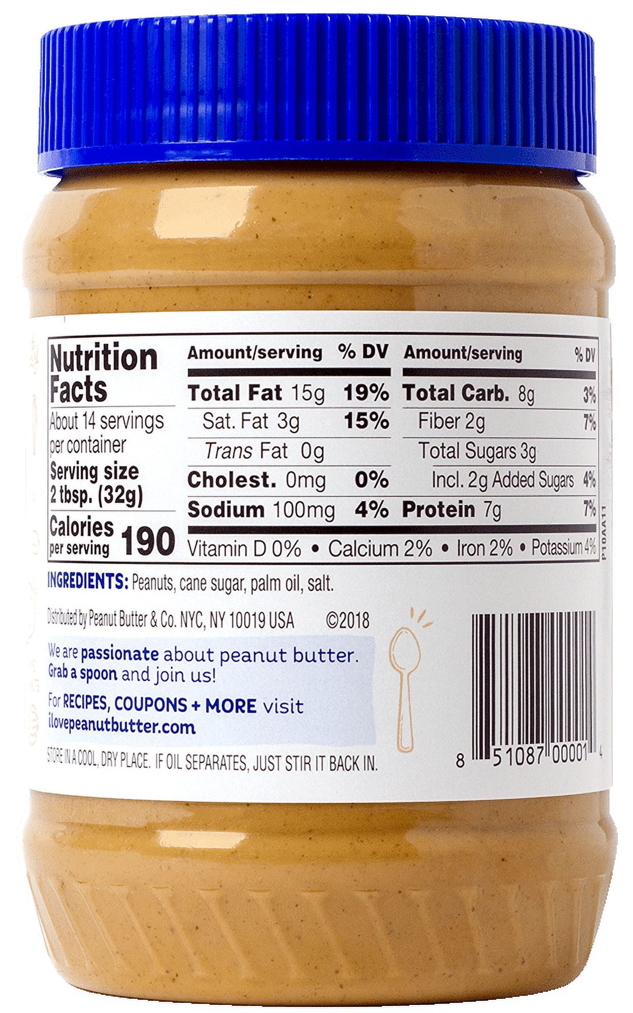 Pack of 6, Peanut Butter & Co Smooth Operator Spread, 16 oz