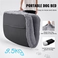thumbnail image 4 of VEVOR Lit pour Chien 72 X 48x10 Po Grande Taille Lavable en Velours, 4 of 9