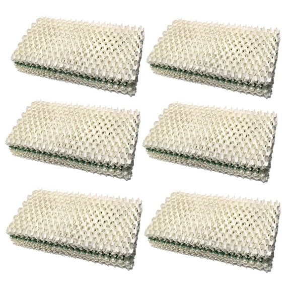 HQRP Humidifier Wick Filter (6-pack) for Emerson MoistAIR 1205, 1211, 2412, HD500, HD6200, HD7002, HD7005, HD70020, HD70021, HD70050 Humidifier