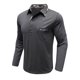 thumbnail image 3 of Blusa y camisa de manga larga con cuello vuelto para hombre, camisa de otoño invierno con botones y bolsillo, camisa de manga larga con cuello vuelto, camisa de poliéster para hombre, 3 of 6
