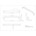 thumbnail image 2 of Elements 239-160 Brenton 6-5/16" (160Mm) Center To Center Contemporary Designer Cabinet, 2 of 4
