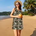 thumbnail image 3 of Disketp Farm Animals para Vestido sin Mangas para Mujeres, Vestidos de Verano para Mujeres, Casual y Holgado para la Playa, 3 of 7