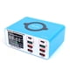 thumbnail image 1 of Potente pantalla LCD, cargador rápido USB multipuerto, compacto, inteligente, USB PD, cargador rápido inalámbrico, amplio, 1 of 8