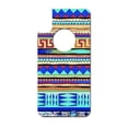 thumbnail image 3 of DistinctInk Custom SKIN / DECAL compatible with OtterBox Commuter for iPhone XS MAX (6.5" Screen) - Blue Red Yellow Tribal Print, 3 of 5