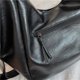 thumbnail image 5 of LHSHID White Leather Women Half Moon Bags Large Capacity Hobo Shopper Bag Soft PU Crossbody Bag Casual Korean Female Tote Bags, 5 of 6