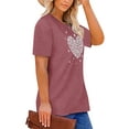 thumbnail image 2 of XCHQRTI Daisy T Shirts Women Plus Size Graphic Tshirts Casual Short Sleeve Oversized Tee, 2 of 7