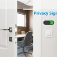 thumbnail image 6 of QZS Privacy Door Sign,Pack of 2 Door Indicator Vacant Occupied Sign for Conference,3.9x1.6In Black No Words Sign for Home Office Store Hotle, 6 of 6
