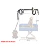 Groming Table Overhead Accesssory Bar (Overhead Bar Only)