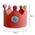 thumbnail image 4 of LCXmlly Photo Shoot Prop Hat Newborn Birthday Hat with Buckles Adjustable Party Hat for Photo Prop, 4 of 7
