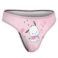 thumbnail image 6 of Pochacco Women's Breathable Seamless Thong Panties No Show Underwear, 6 of 7