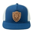 thumbnail image 2 of World of Warcraft Alliance Leather Emblem Snapback Hat, 2 of 3