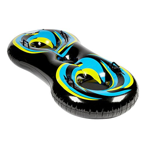 Blizzard King Double-Rider Inflatable Snow Tube, 74-Inch by Blizzard King