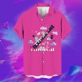 thumbnail image 3 of PMUYBHF Mode Printemps et Été pour Hommes Chemise à Manches Courtes Imprimée Guitare Musicale 2745 TTG, 3 of 3