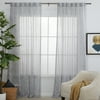 MoDRN Neo Luxury Embroidered Geo Curtain Panel Pair