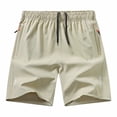 thumbnail image 3 of URSOFINE 2 Pack Men's Quick Dry Hiking Shorts Lightweight Running Gym Outdoor Active Shorts with Zipper Pockets, 3 of 3