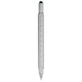 thumbnail image 4 of WOVTE Gifts Multi Tech Tool Pen 6 in 1 Stylus Pen - Screwdriver Pen with Ruler, Levelgauge, Ballpoint Pen Black ink (Silver), 4 of 6