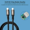 thumbnail image 4 of Thunderbolt Câble de Données USB4 Type-C 8K Projection PD 240w Chargement Rapide 4, 4 of 8