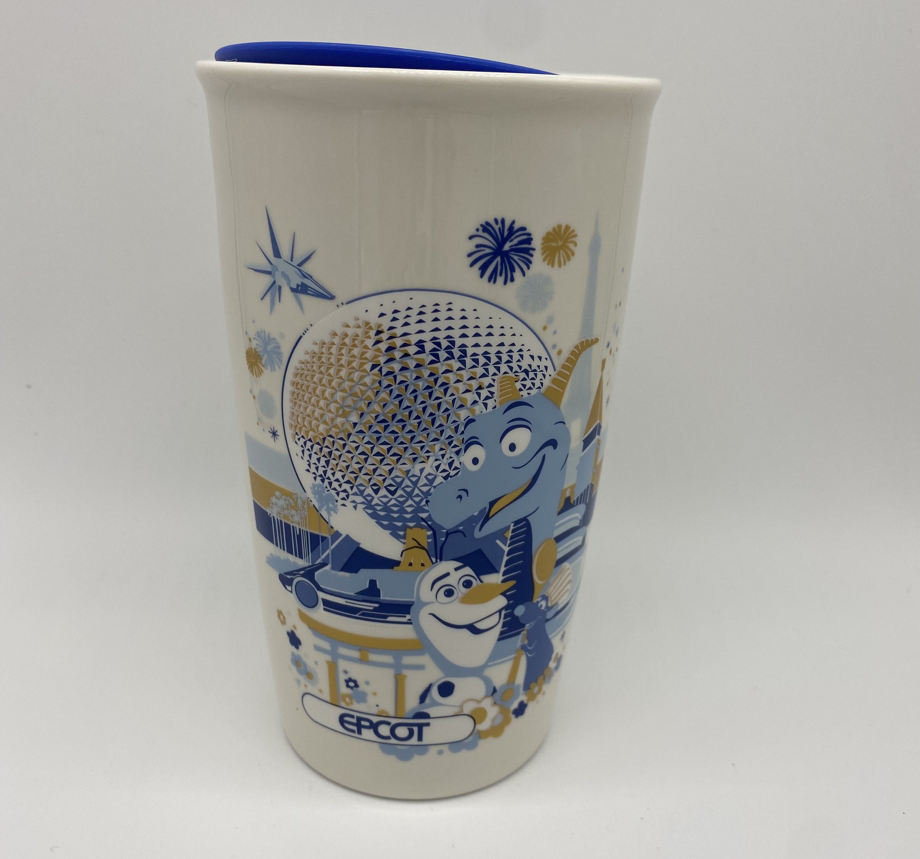 2023 Disney Parks Epcot Figment Mickey Olaf Park Icons Tumbler Cup