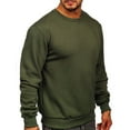 thumbnail image 4 of QIPOPIQ Men's Eversoft Fleece Crewneck Sweatshirts, Moisture Wicking & Breathable, Sizes S-2X Clearance, 4 of 7