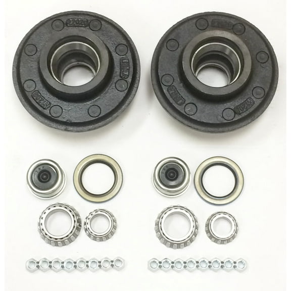 Set of 2 Trailer Idler Hub Kits 8 on 6.5 for 7000 lbs Axle - 22020K