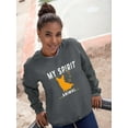 thumbnail image 2 of Corgi My Spirit Animal Sweatshirt Women -Image by Shutterstock, Female 4X-Large, 2 of 4