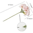 thumbnail image 2 of 10pcs Light Blue Fake Flowers Hydrangea Heads Silk Flowers with Stems for Mother's Day Easter Home Kitchen Wedding Decorations (vase not Include), 2 of 5