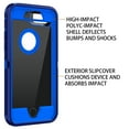 thumbnail image 5 of RegSun for iPhone 8 plus,iPhone 7 plus Case,Built-in Screen Protector, Shockproof 3-Layer Full Body Protection Rugged Heavy Duty Hard Cover Case for iPhone 8+/7+ 5.5 inch,Dark Blue, 5 of 6